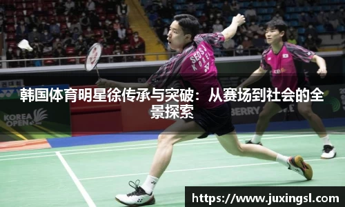 韩国体育明星徐传承与突破：从赛场到社会的全景探索