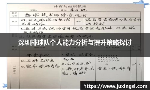深圳排球队个人能力分析与提升策略探讨