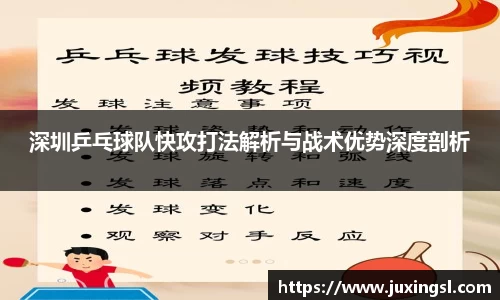深圳乒乓球队快攻打法解析与战术优势深度剖析